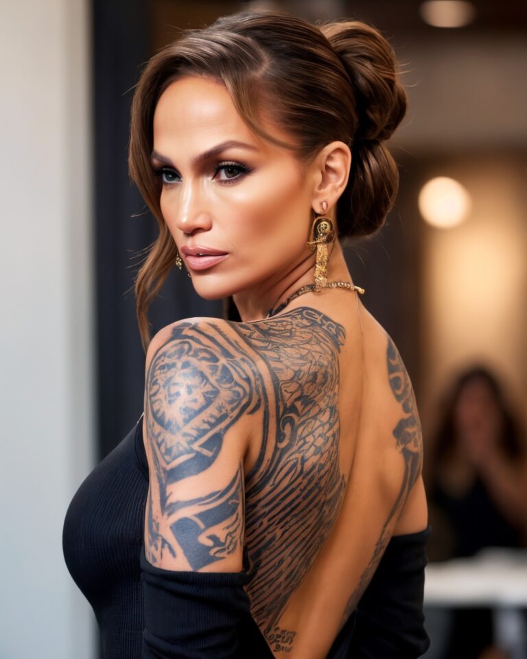 02-Jlo-with-intricate-tattoos-on-her-back