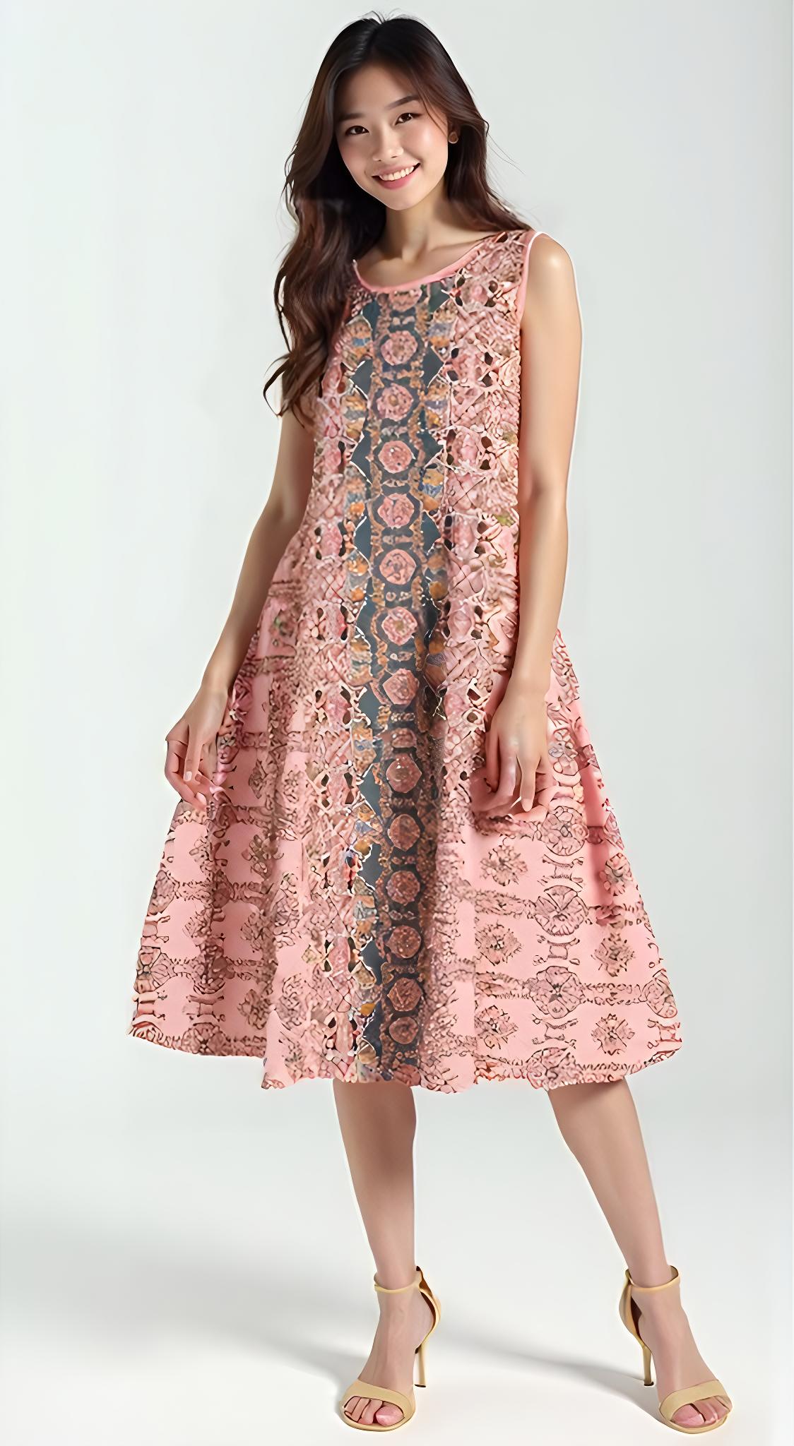 Vintage Floral Tank Sundress - Image 2