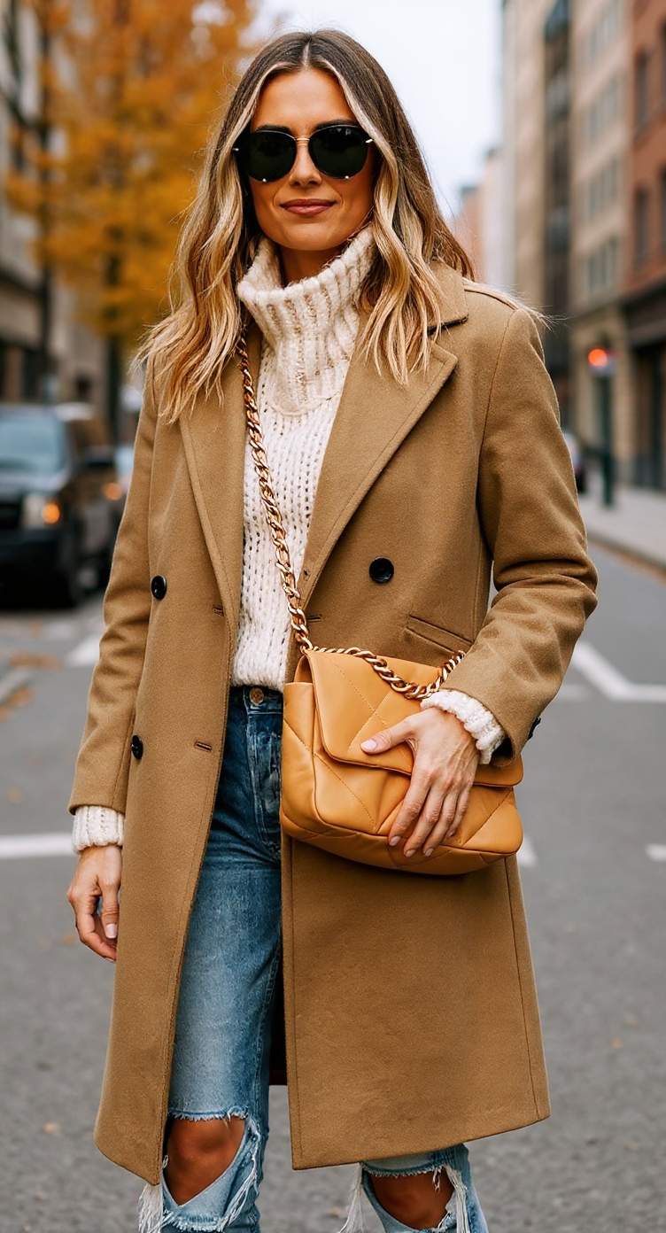 Hooever Women's Winter Wool Coat Casual Notch Lapel Single-Breasted Peacoat Hooever Women's Winter Wool Coat Casual Notch Lapel Single-Breasted Peacoat