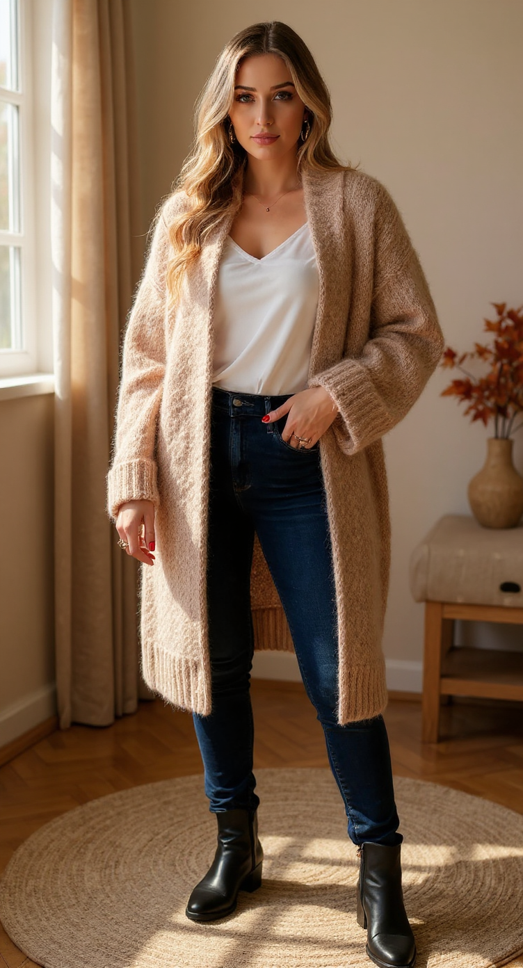 Saodimallsu Womens Long Cardigan Sweaters Chunky Open Front Oversized Slouchy Knit Fall Trendy Coatigan Jackets Saodimallsu Womens Long Cardigan Sweaters Chunky Open Front Oversized Slouchy Knit Fall Trendy Coatigan Jackets