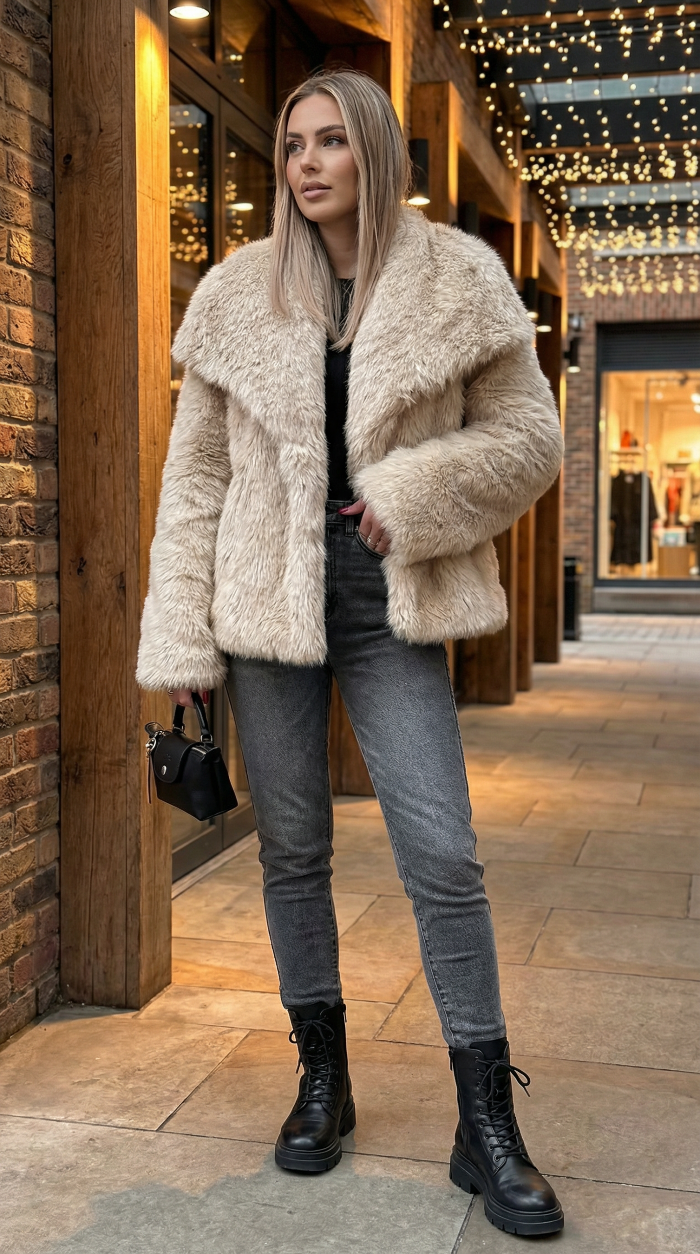 Cicy Bell Womens Faux Fur Coat Winter Shaggy Casual Oversized Lapel Jackets Warm Fuzzy Outerwear Cicy Bell Womens Faux Fur Coat Winter Shaggy Casual Oversized Lapel Jackets Warm Fuzzy Outerwear